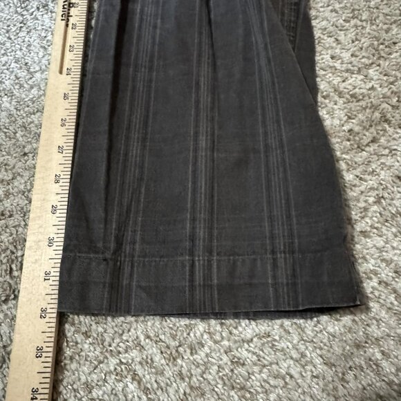 Masons Pants Mens Large Gray Stripe 100% Cotton Made In Italy Casual Chino - Picture 10 of 10